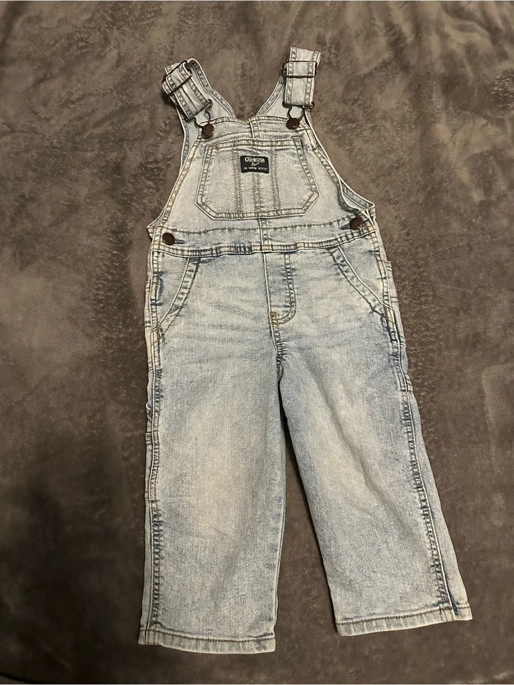 OshKosh B'gosh Light Wash Denim Overalls